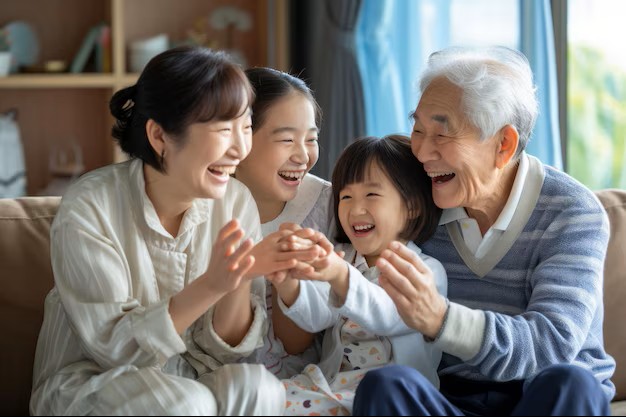 A family enjoying calm, ordinary days